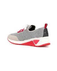 Мужские серые низкие кеды от Diesel