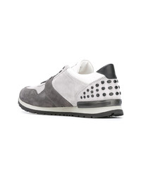 Мужские серые низкие кеды от Tod's