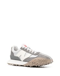 Мужские серые низкие кеды от New Balance