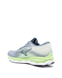 Мужские серые низкие кеды от Mizuno