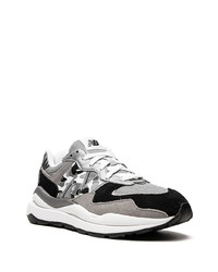 Мужские серые низкие кеды от New Balance