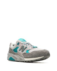 Мужские серые низкие кеды от New Balance