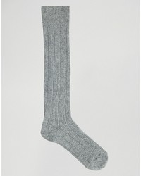 Женские серые носки до колена от Jonathan Aston