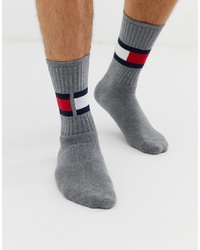 Мужские серые носки с принтом от Tommy Hilfiger