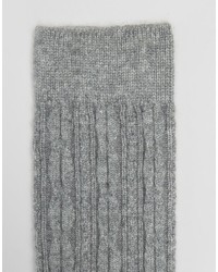 Женские серые носки от Johnstons of Elgin