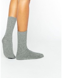Женские серые носки от Johnstons of Elgin
