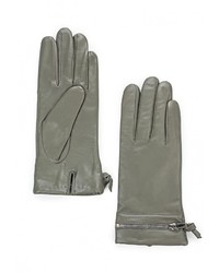 Женские серые перчатки от Fabretti