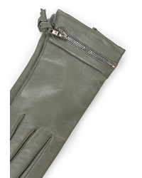 Женские серые перчатки от Fabretti