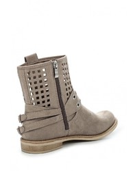 Серые полусапоги от Marco Tozzi