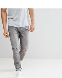 Мужские серые рваные джинсы от Brooklyn Supply Co.