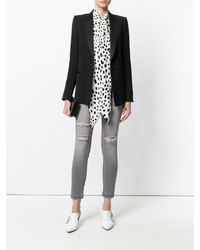 Женские серые рваные джинсы от Dolce & Gabbana