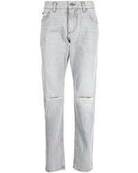 Мужские серые рваные джинсы от Dolce & Gabbana