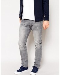 Мужские серые рваные джинсы от Esprit