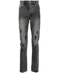 Мужские серые рваные джинсы от Ksubi