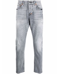 Мужские серые рваные джинсы от PRPS