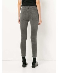 Женские серые рваные джинсы от Agolde