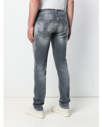Мужские серые рваные джинсы от Dondup
