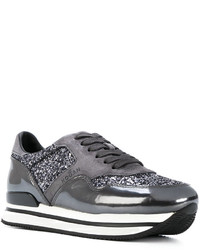 Женские серые резиновые кеды от Hogan