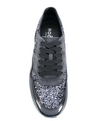 Женские серые резиновые кеды от Hogan