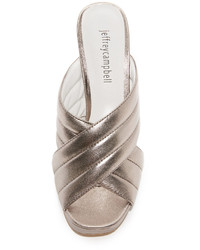 Серые сабо от Jeffrey Campbell