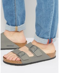 Мужские серые сандалии от Birkenstock