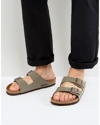 Мужские серые сандалии от Birkenstock