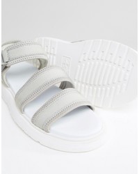 Мужские серые сандалии от Dr. Martens