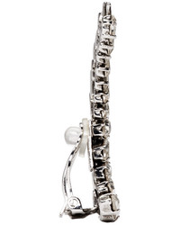 Серые серьги от Saint Laurent