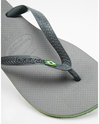 Мужские серые сланцы от Havaianas