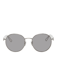 Мужские серые солнцезащитные очки от Balenciaga