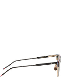 Мужские серые солнцезащитные очки от Thom Browne