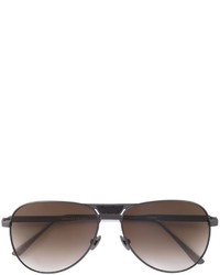 Мужские серые солнцезащитные очки от Bottega Veneta