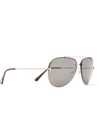 Мужские серые солнцезащитные очки от Tom Ford