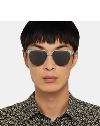 Мужские серые солнцезащитные очки от Saint Laurent