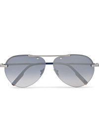 Мужские серые солнцезащитные очки от Ermenegildo Zegna