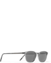 Мужские серые солнцезащитные очки от Oliver Peoples