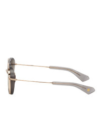 Мужские серые солнцезащитные очки от Dita