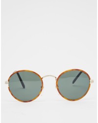 Мужские серые солнцезащитные очки от Reclaimed Vintage