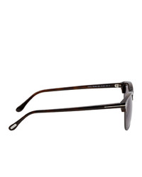 Мужские серые солнцезащитные очки от Tom Ford