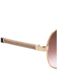 Женские серые солнцезащитные очки от Jimmy Choo