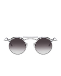 Мужские серые солнцезащитные очки от Matsuda