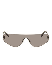 Мужские серые солнцезащитные очки от McQ Alexander McQueen