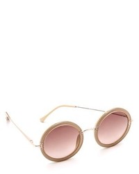 Женские серые солнцезащитные очки от The Row