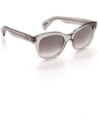 Женские серые солнцезащитные очки от Oliver Peoples