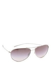 Женские серые солнцезащитные очки от Oliver Peoples