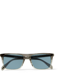 Мужские серые солнцезащитные очки от Oliver Peoples