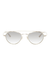 Мужские серые солнцезащитные очки от Oliver Peoples The Row