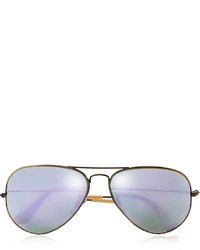 Женские серые солнцезащитные очки от Ray-Ban