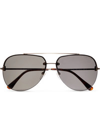Мужские серые солнцезащитные очки от Tom Ford
