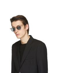 Мужские серые солнцезащитные очки от Saint Laurent